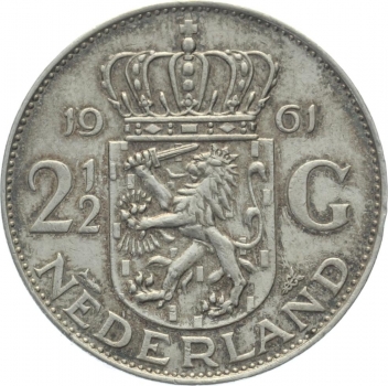 Niederlande 2 1/2 Gulden 1961 Juliana